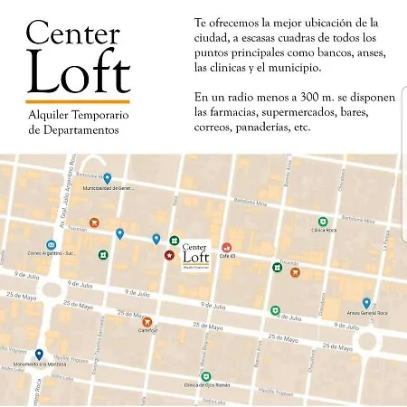 Apartamento Center Loft General Roca Exterior foto